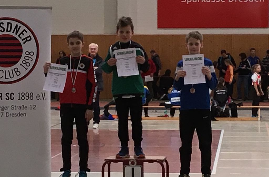 Gelungener Jahresauftakt der Leichtathleten bei den Regionalmeisterschaften am 20. Januar 2018