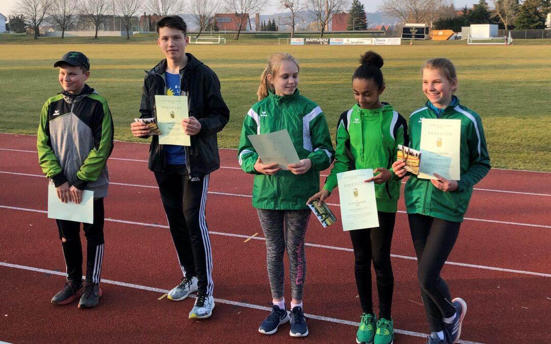 Cossebauder Leichtathleten werden erneut als Talentestützpunkt ausgezeichnet