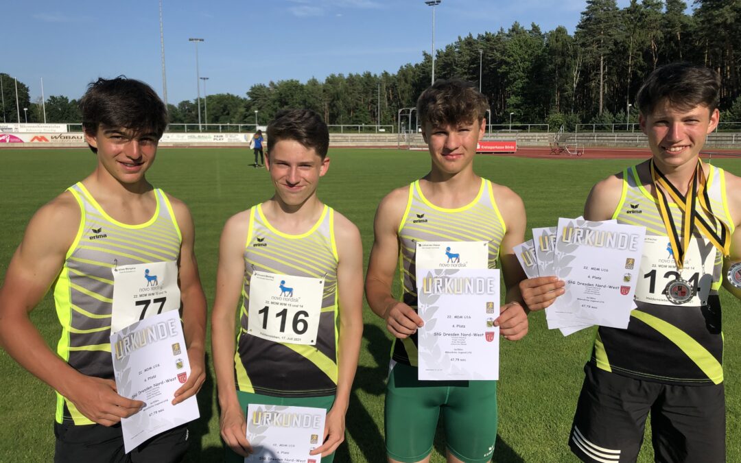 Starker Auftritt der Cossebauder Leichtathleten in Sachsen und Mitteldeutschland
