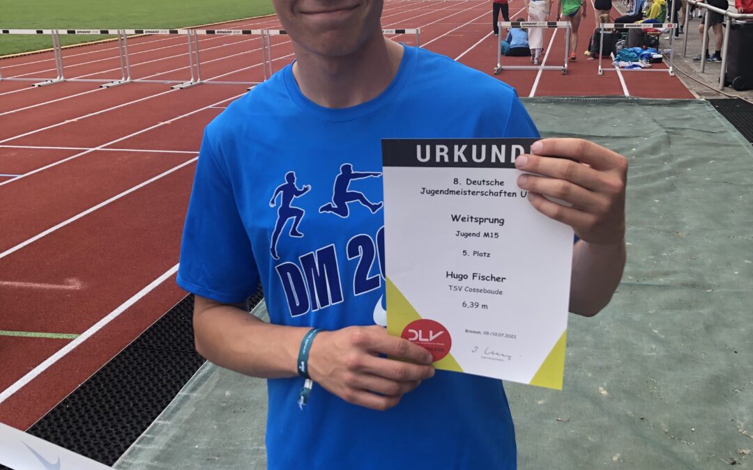 Wieder eine erfolgreiche Teilnahme eines Cossebauder Leichtathleten bei einer Deutschen Meisterschaft